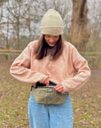 Dog Walking Bum Bag - Khaki Green