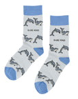 Save the Dolphin Bamboo Socks in Grey