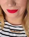 Don't be a dick necklace