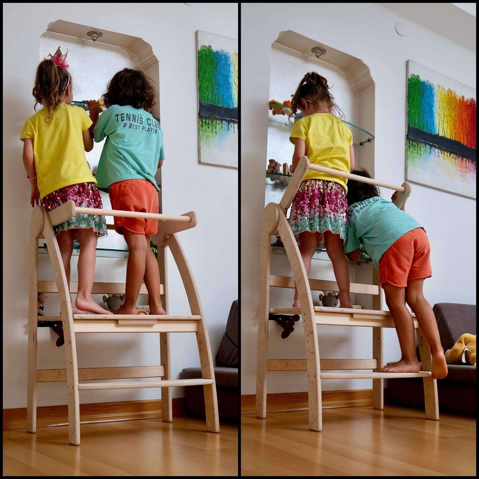 Double or Single Size Montessori Toddler Tower-0