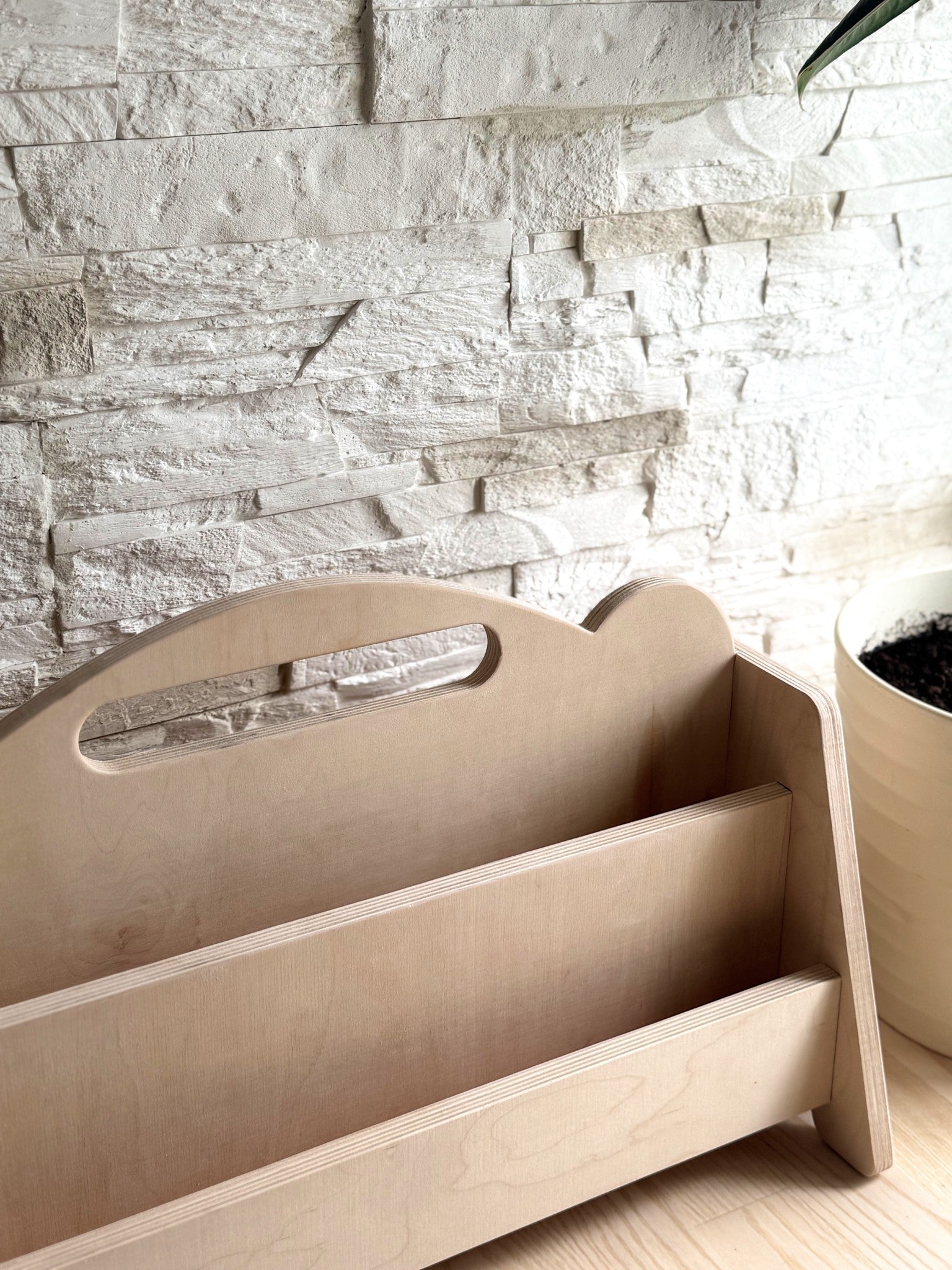 Double Sided Wooden Bookshelf for Children