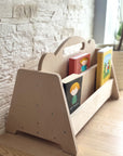 Double Sided Wooden Bookshelf for Children