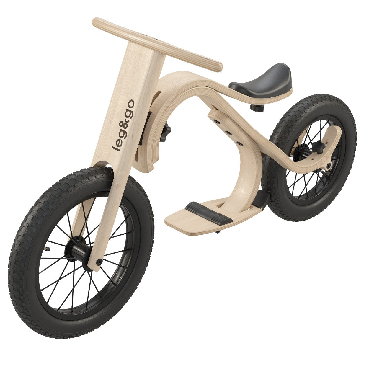 Downhill Footrest and Brake Add On for Balance Bike