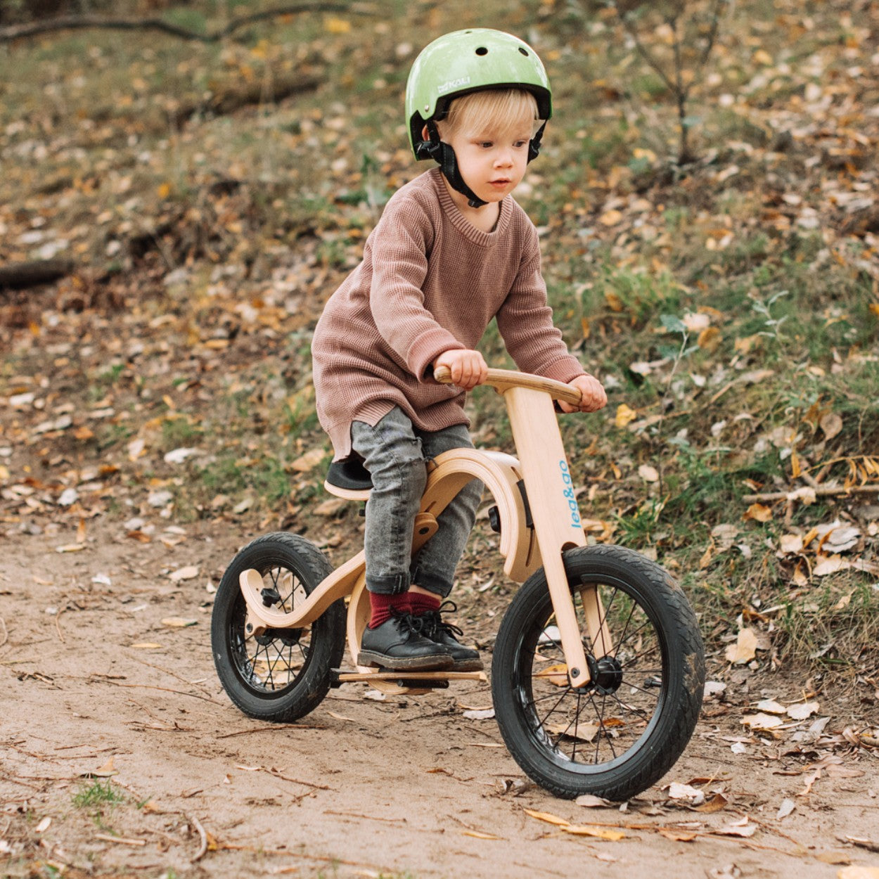 Downhill Footrest and Brake Add On for Balance Bike