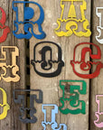 5" and 12" Metal Coloured Carnival Letters