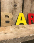 5" or 12" Coloured Metal Alphabet Letters A–Z & 0–9 | Choose Your Colour