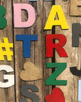 5" or 12" Coloured Metal Alphabet Letters A–Z & 0–9 | Choose Your Colour
