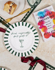 Drink Responsibly, Don't Spill Bone China Plate