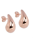 Polished Teardrop Stud Earrings