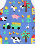 Premium Organic Cotton Overalls for Farm Work, Adjustable Straps and Snap Buttons, GOTS Certified Eco-Friendly by Toby Tiger at brixbailey.com