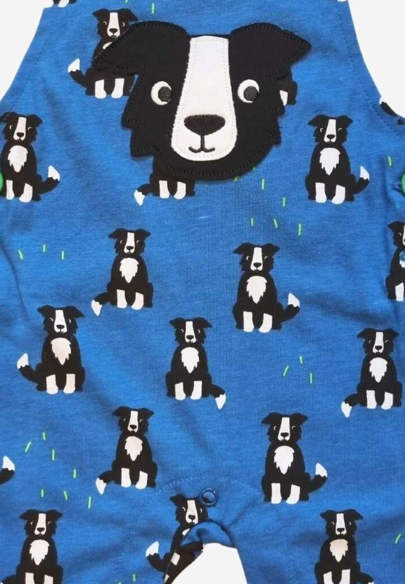 Stylish German Shepherd Print Overalls in Soft Organic Cotton with Adjustable Straps by Toby Tiger at brixbailey.com