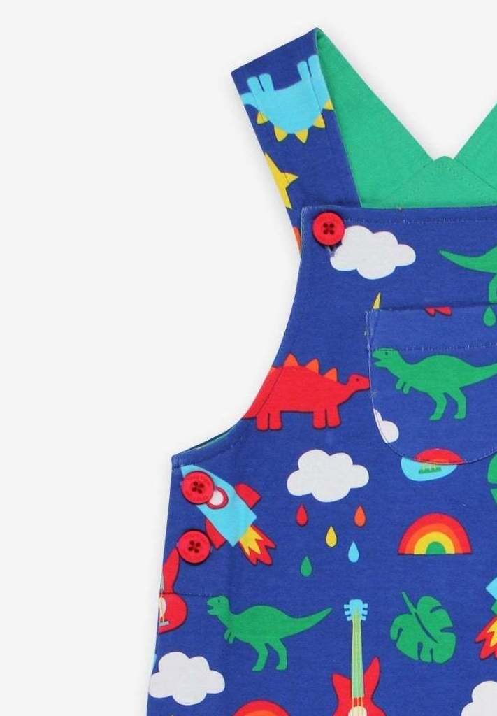 Premium Organic Cotton Baby Overalls with Adjustable Straps and Snap Buttons for Easy Dressing by Toby Tiger at brixbailey.com