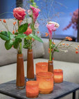 Vase SOLIFLEUR Budvase - RUSTIC BROWN