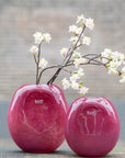 Vase Decor OVALI - RED Bubbles