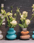 VASE SKRZYSZOW S- H16 D14 cm - Jungle Green