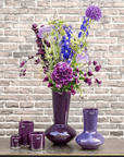Vase Glass LOFLO - PLUM
