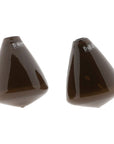 TUMBLING VASE - H12 D10 cm - BROWN
