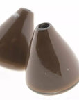 TUMBLING VASE - H12 D10 cm - BROWN