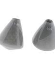 TUMBLING VASE - H12 D10 cm - GREY