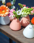 TUMBLING VASE - H12 D10 cm - GREY