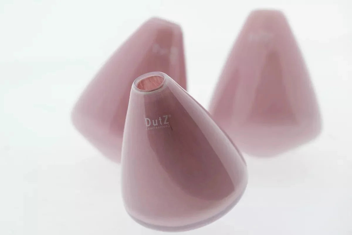 TUMBLING VASE - H12 D10 cm - ROSE