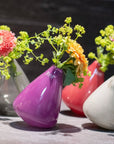 TUMBLING VASE - H12 D10 cm - WHITE