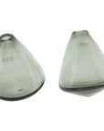TUMBLING VASE - H12 D10 cm - SMOKE Glass