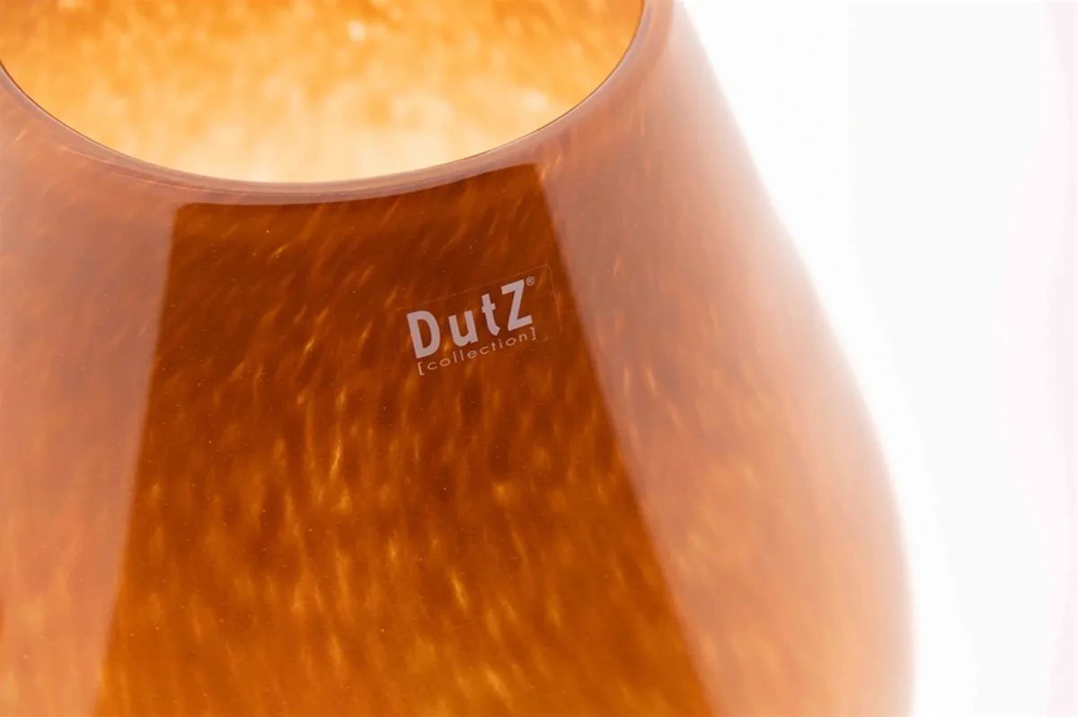 Vase DRUBA - H24 D24 cm - RUSTED BROWN  by DutZ