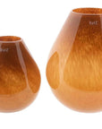 Vase DRUBA - H24 D24 cm - RUSTED BROWN  by DutZ