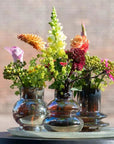 Vase RINGO- H18 D16 cm - GOLD LUSTER
