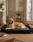 Big Den Waterproof Dog & Cat Basket Bed – Grey, S