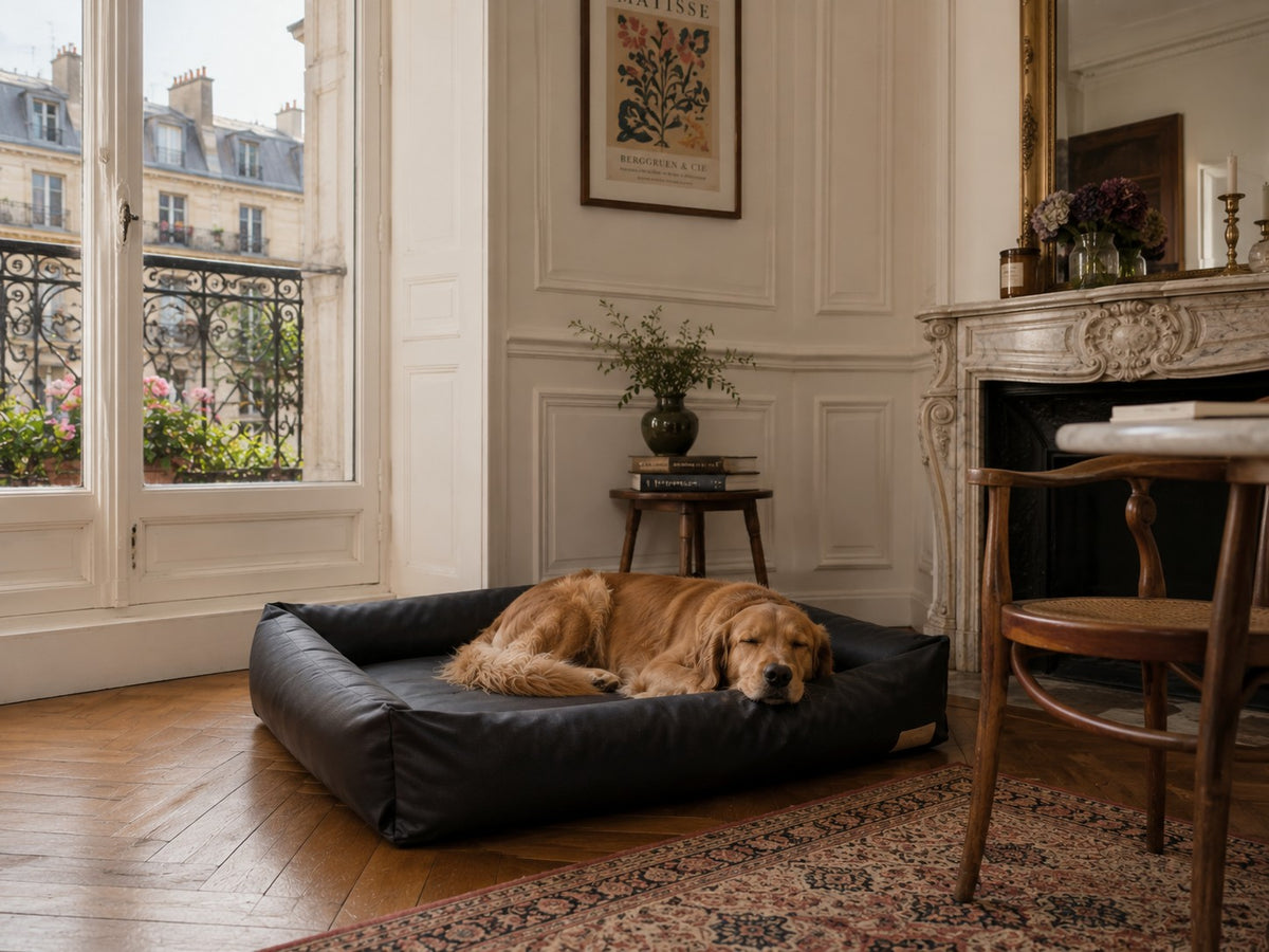 Big Den Waterproof Dog &amp; Cat Basket Bed – Grey, S