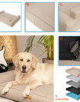 Mano Dog Bed with Removable Cover – Beige, L