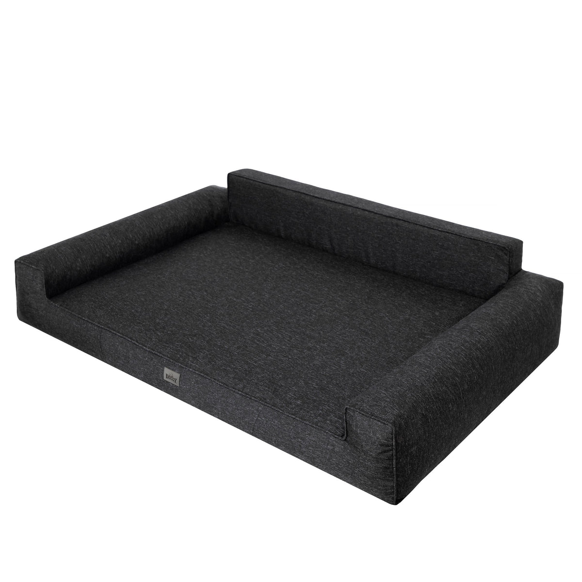 Mano Dog Bed with Removable Cover – Black, XXL