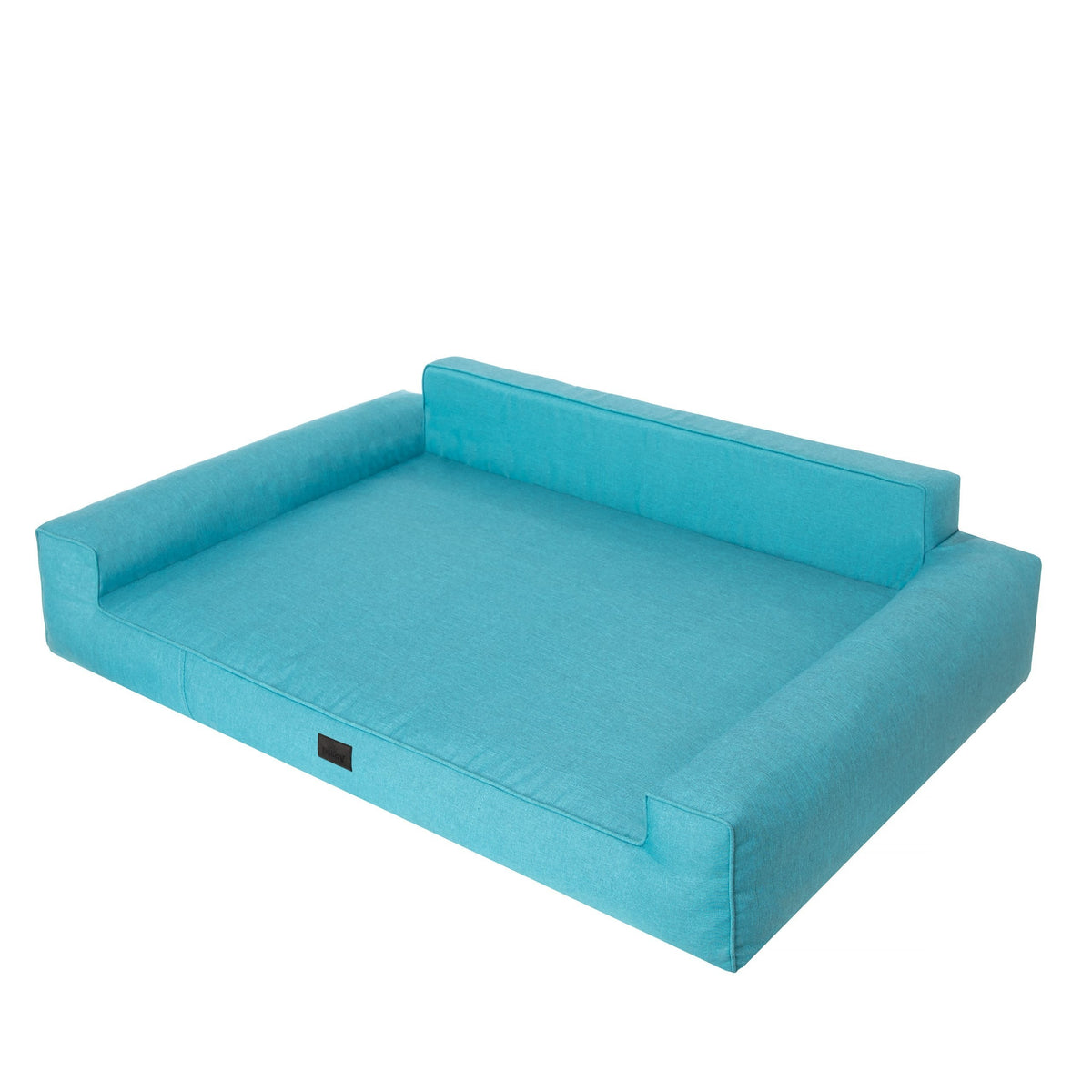 Mano Dog Bed with Removable Cover – Blue, L