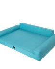 Mano Dog Bed with Removable Cover – Blue, XXL