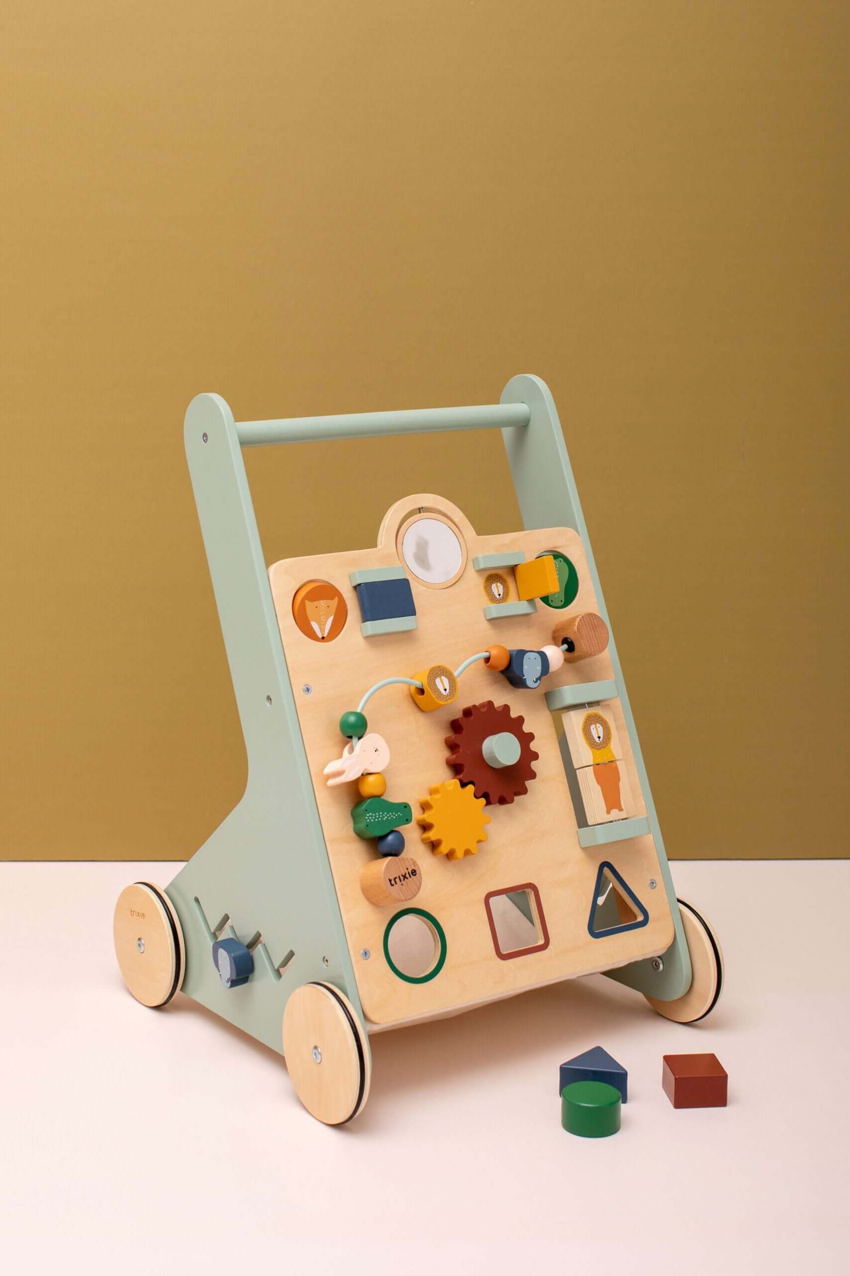 Wooden Activity Walker for Toddlers