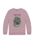Stylish Blue Chow Chow Child's Sweatshirt – Comfy for Dog Lovers