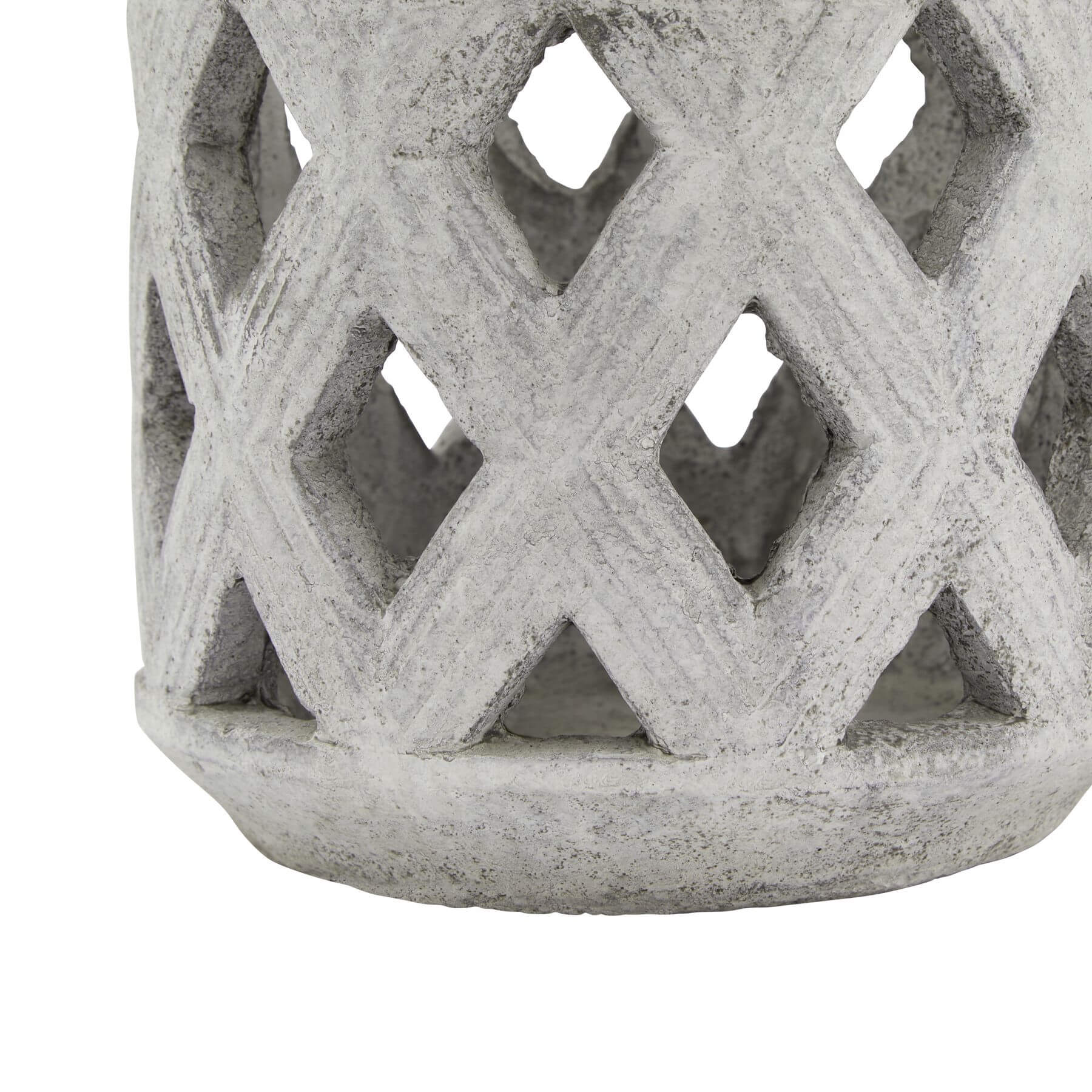 Natural Stone Lattice Ceramic Lantern
