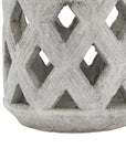 Natural Stone Lattice Ceramic Lantern