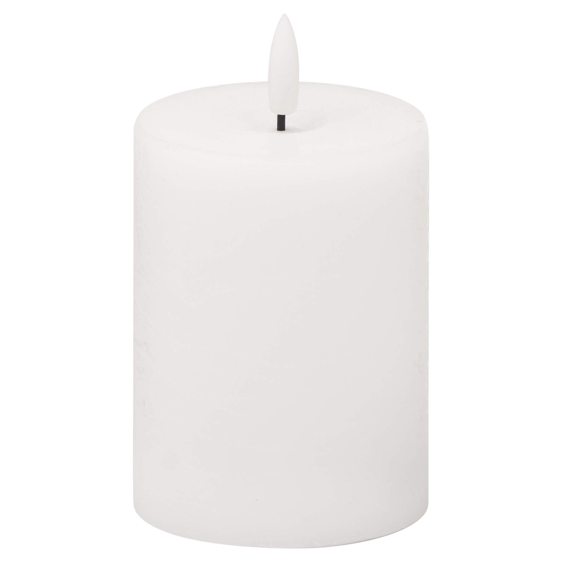 Premium 3x4 LED White Candle | Natural Glow Luxe Collection