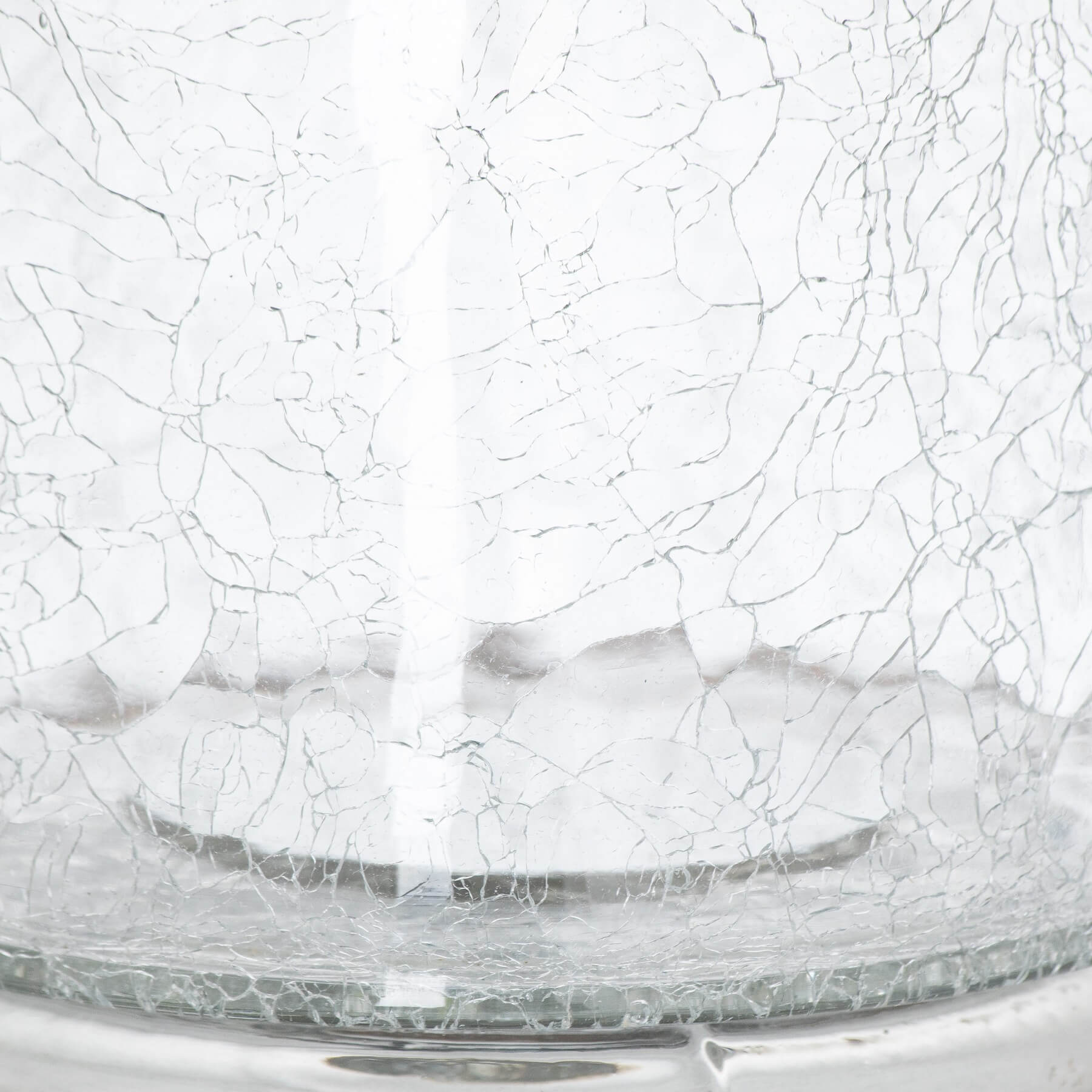 Elegant Silver Smoked Glass Candle Holder | Tall Pillar Design