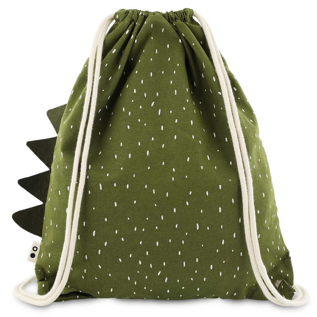 Drawstring Bag with Mr Dino Design for Kids