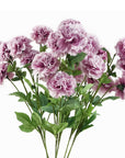 Pack of 6 x Artificial Flowers Pink Carnation Stem - 4 Flowers 70cm-0