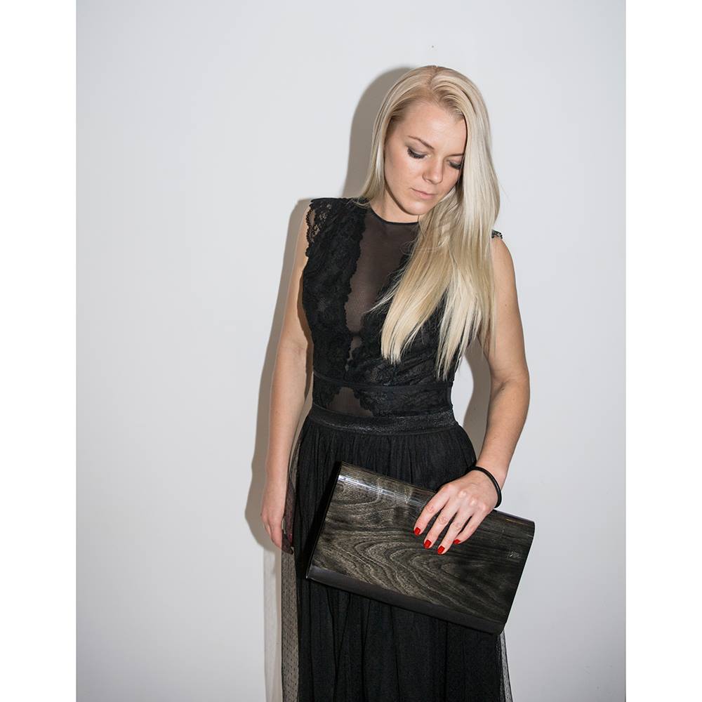Unique Birch &amp; Leather Clutch Bag – Versatile &amp; Handcrafted by RR at brixbailey.com