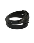 Adjustable Wolf Buckle Leather Bracelet/Choker – Multi-Wear by RR at brixbailey.com