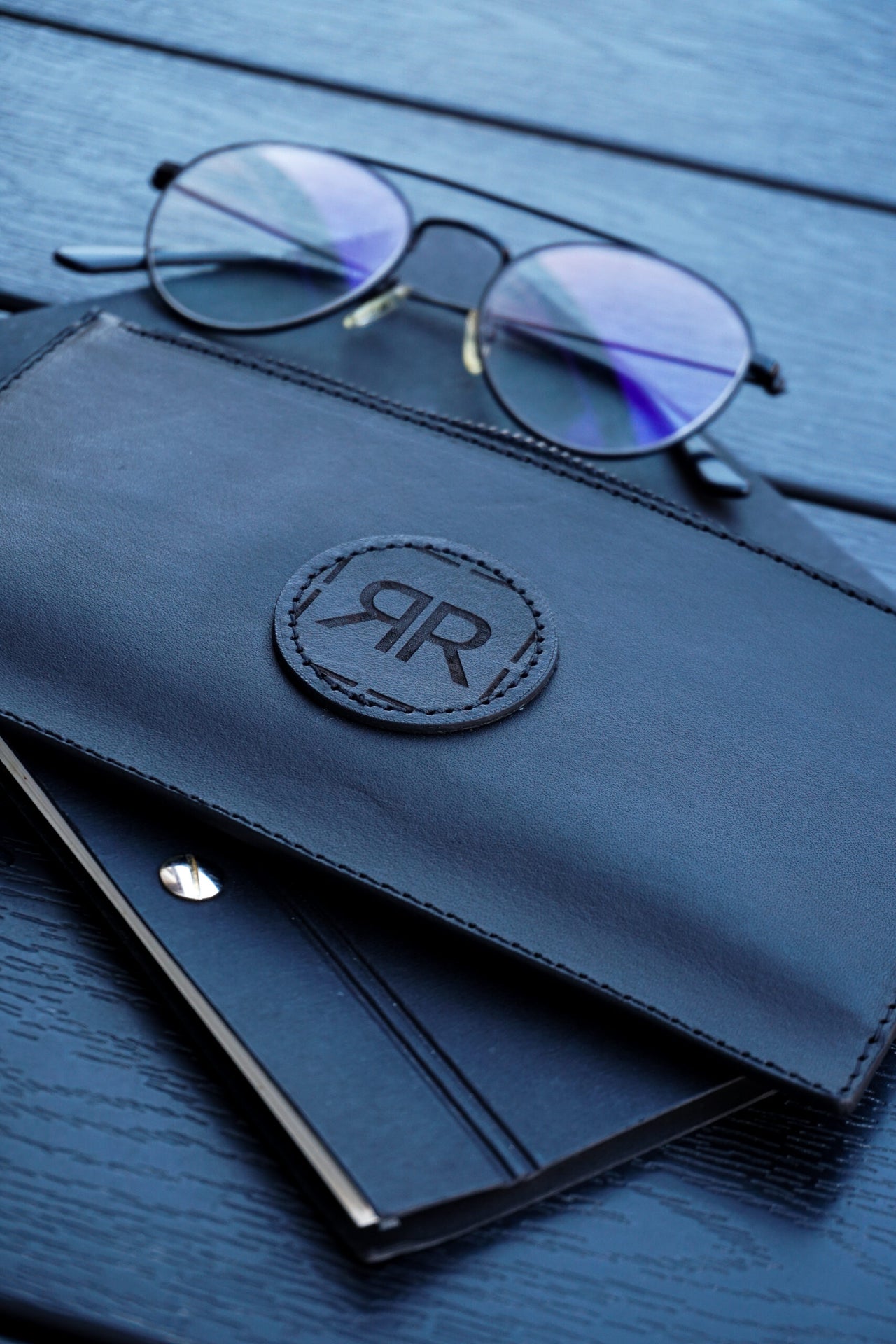 Luxury Leather Slim Wallet with YKK Zipper &amp; Wristlet by RR at brixbailey.com