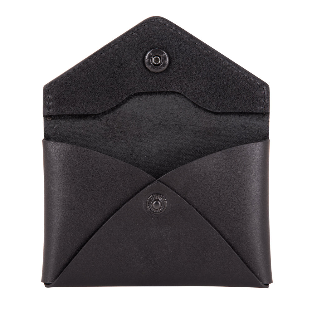 Classic Envelope Wallet with Snap Closure &amp; RR Logo – Handmade by RR at brixbailey.com