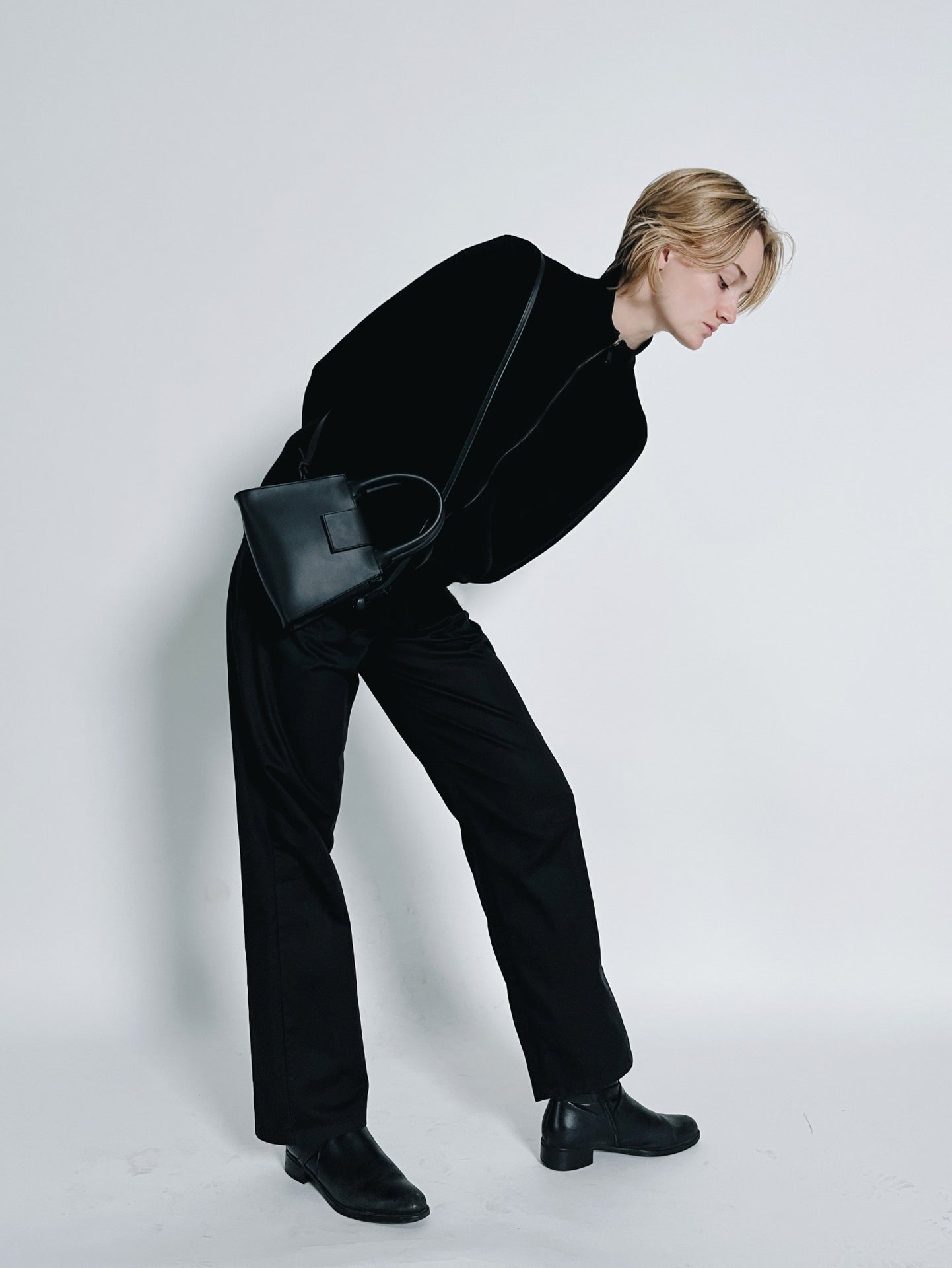 Elegant Mini Leather Handbag – Detachable Strap &amp; Stylish Design by RR at brixbailey.com