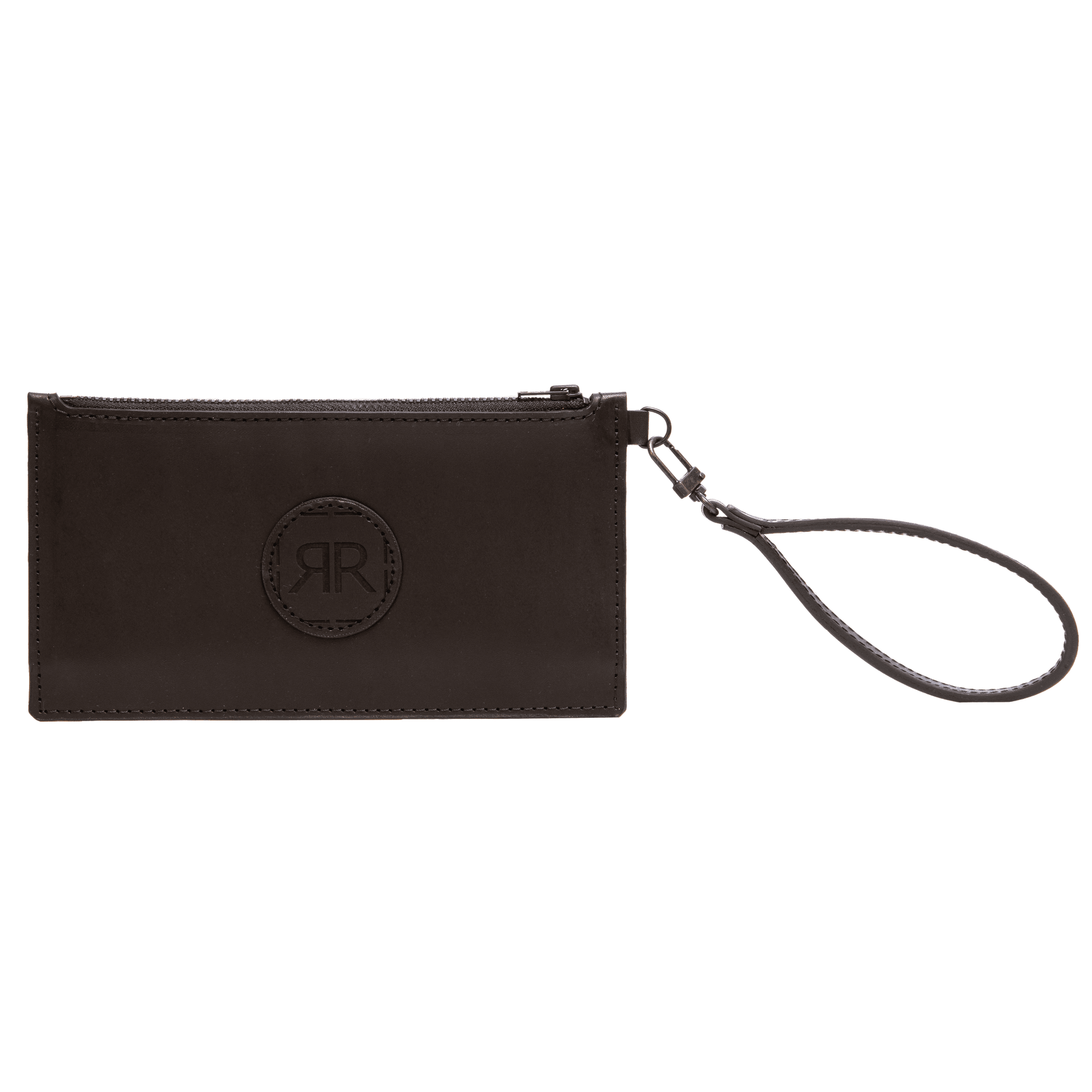 Slim Leather Wallet with YKK Zipper & Removable Wristlet by RR at brixbailey.com
